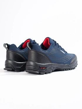 Navy Aqua Softshell Trekking Shoes