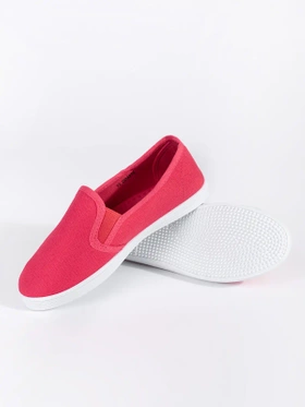 Red Slip-On Sneakers for Kids