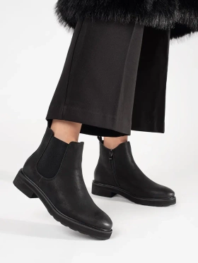 Classic Black Ankle Boots by Sergio Leone