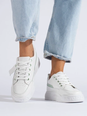 White Platform Sneakers