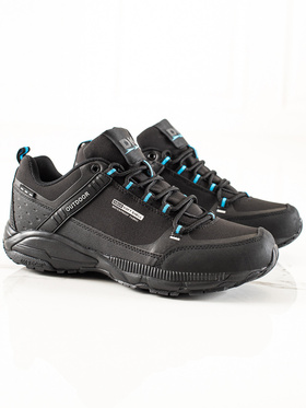 Men's DK Black Aqua Softshell Trekking Shoes