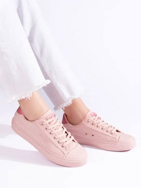 Women's Pink Sneakers BIG STAR LL274095