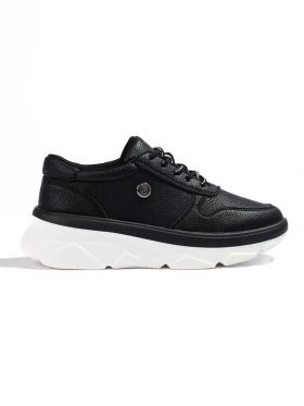 Black Vinceza Sneakers with Chunky Sole