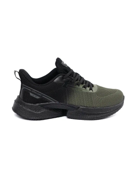 Men's dark green sports shoes