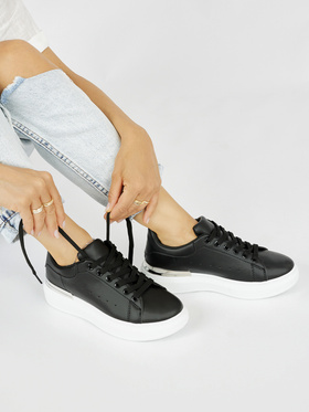 Black Platform Sneakers