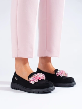 Suede Platform Loafers