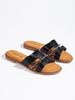 Chic Black Slide Sandals