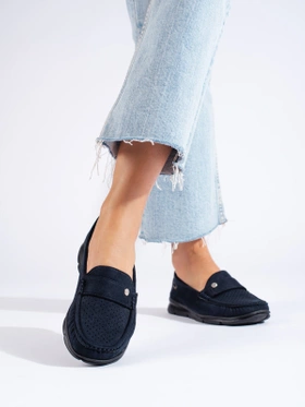 Light Navy Loafers