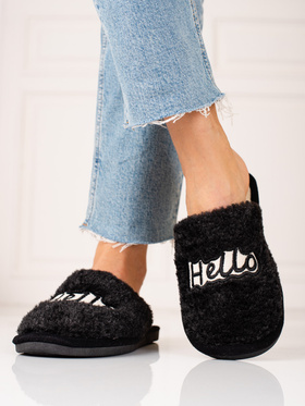 Cozy Black Slippers