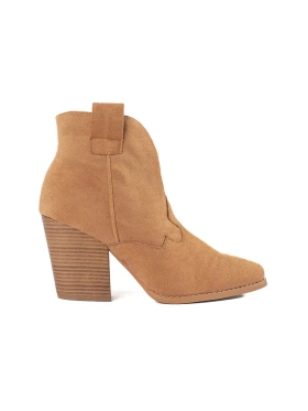 Suede Heeled Cowboy Boots