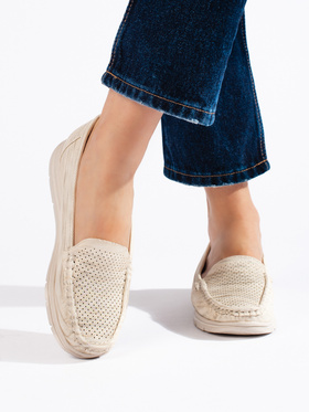 Eco-Friendly Beige Loafers