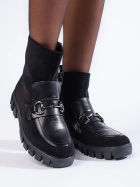 Vinceza Black Boots