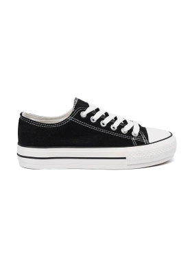 Women's black sneakers