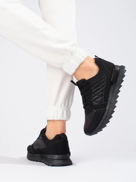 Potocki Black Sporty Sneakers