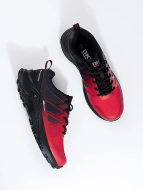 Trekking Shoes DK Softshell Black and Red