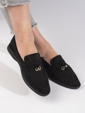 Black Suede Loafers