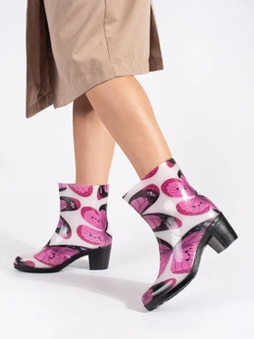 Butterfly Heel Rain Boots