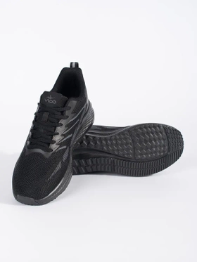 Black Mesh Active Sneakers