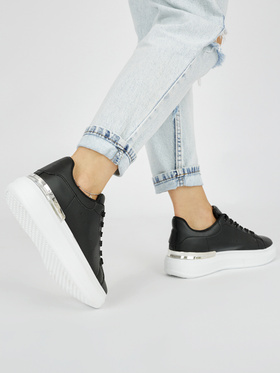 Black Platform Sneakers