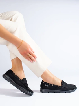 Black Suede Loafers