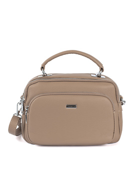 Chic Beige Handbag with Handle