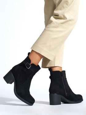 Chic Black Heel Ankle Boots