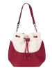 Cozy Shearling Red Handbag