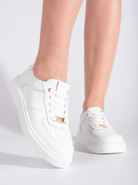 White Leather Sneakers