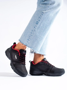 DK Black and Red Trekking Shoes