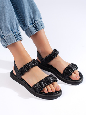 Black Easy-Slip Comfortable Sandals