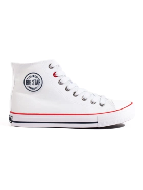 High-Top White Sneakers by BIG STAR T274026101