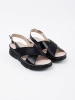 Flat Black Sandals