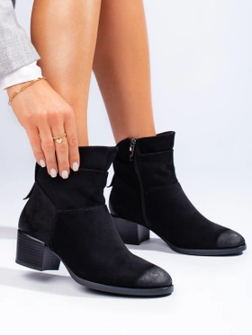 Suede Ankle Boots by Potocki in Black