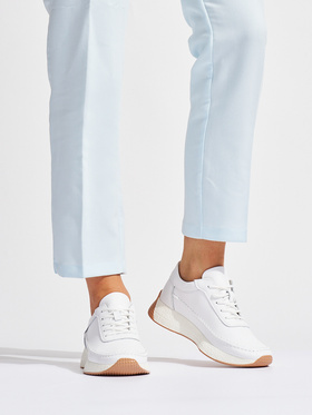 White Leather Sneakers