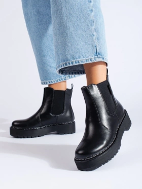 Black Chelsea Boots by BIG STAR Model II274101