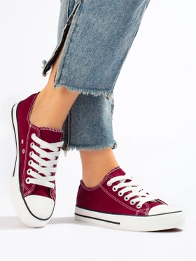 Chic Burgundy Sneakers