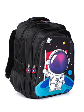 Cosmic Explorer Black Kids' Backpack