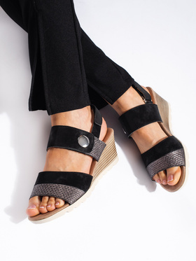 Comfort Wedge Strap Sandals