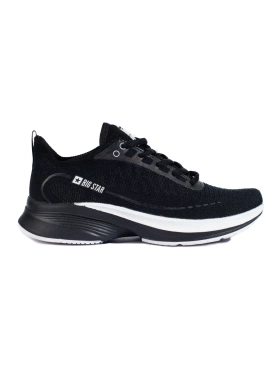 Czarne buty sportowe na grubej podeszwie BIG STAR LL274327