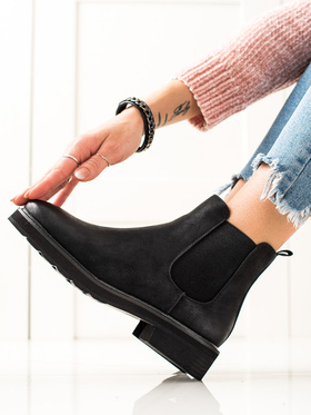 Classic Black Ankle Boots by Sergio Leone