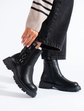 Black Chelsea Boots on Black Sole