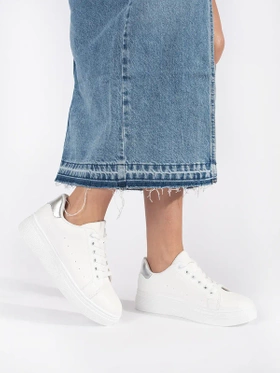 White Platform Sneakers