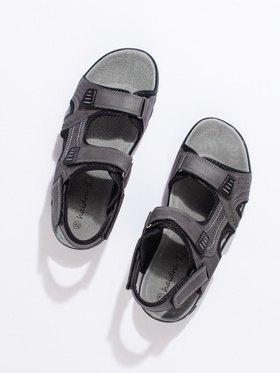 Grey Velcro Sandals