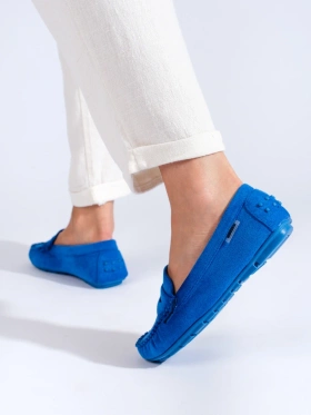 Blue Suede Loafers