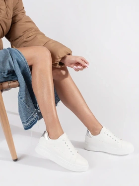 White Platform Sneakers