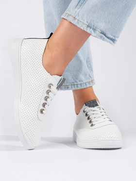 Lace White Sneakers