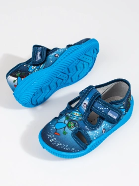 Viggami Blue Cosmic Jupiter Slippers for Kids