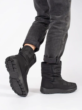 Cozy Black Snow Boots