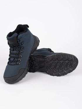 Navy High Trekking Boots