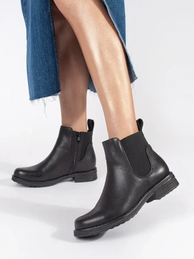 Chic Black Chelsea Ankle Boots